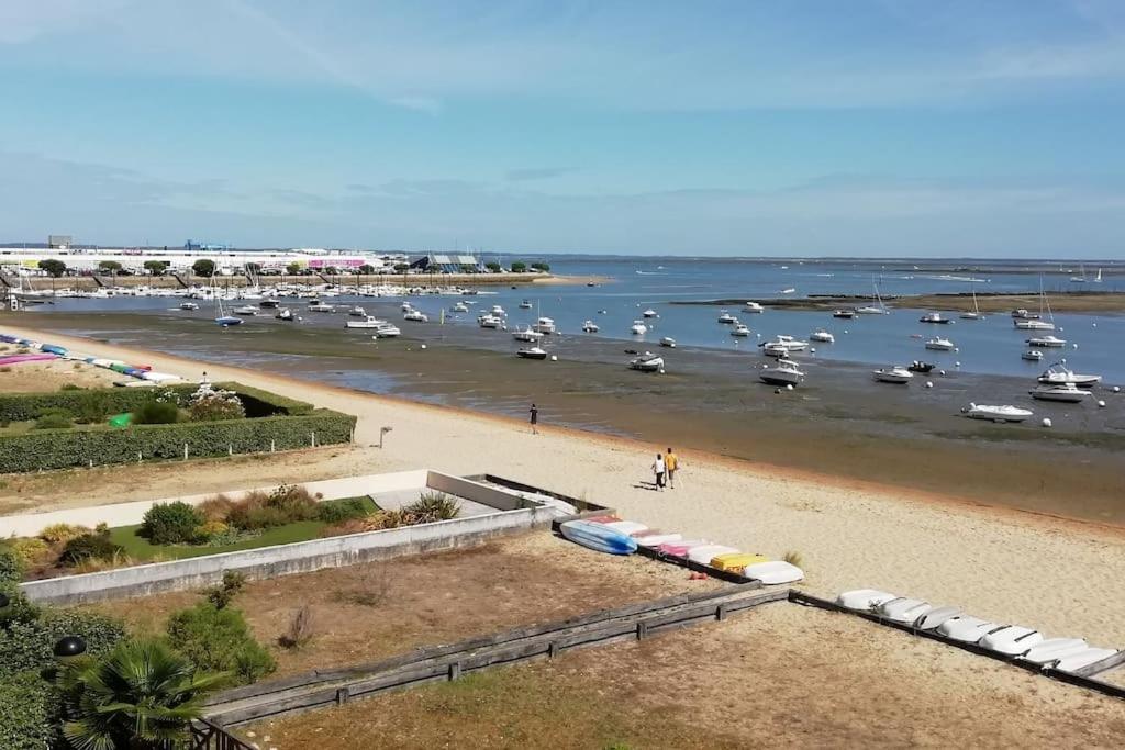 T2 1Ere Ligne Loggia Vue Mer 180 ° Parking Arcachon Luaran gambar